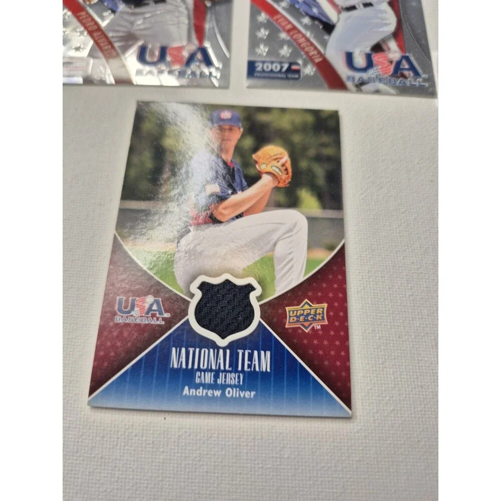 USA Baseball Card Lot Panini Prizm Pedro Alvarez Evan Longoria + Andrew...